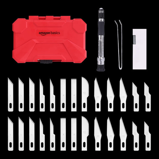 29-Piece Precision Hobby Knife Set