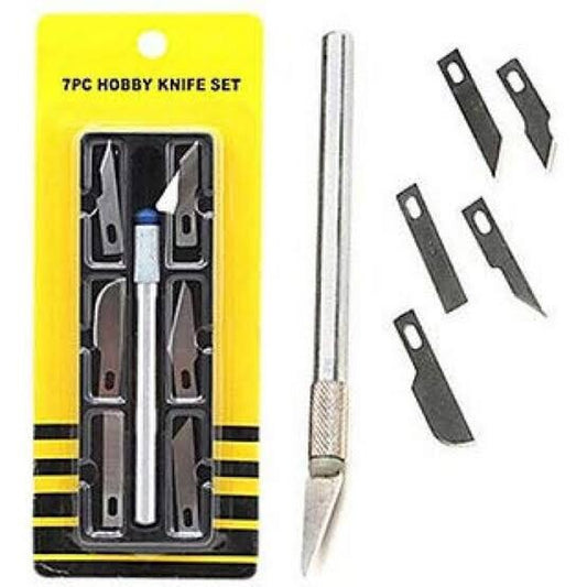 7Pc Blade Hobby Knife Set