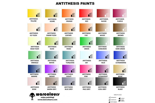 36Pc Warcolours Paint Set - Antithesis