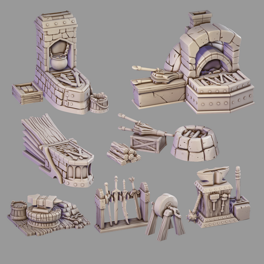 Blacksmith Set pieces