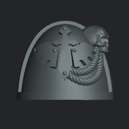 Mark X Tacticus Shoulder Plates